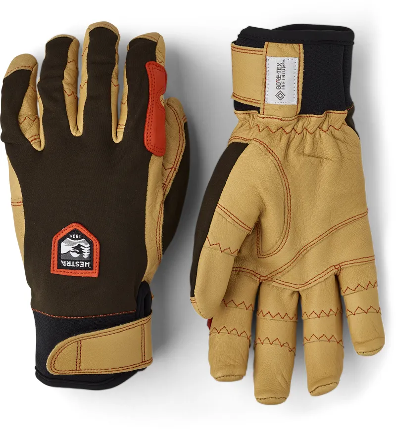Hestra Ergo Grip Active Glove in Deep Forest/Natural Brown